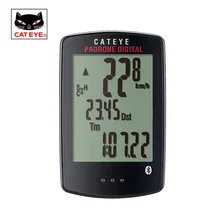 CATEYE Padrone Digital Cycling Computer Large Screen Automatic Sensor Bicycle Speed Cadence Sensor Stopwatch Computer CC-PA400B