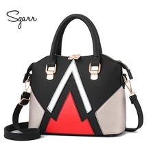 SGARR Europäischen Und Amerikanischen Stil Frauen Handtasche Mode Damen Patchwork Umhängetaschen Pu-leder Taschen Frauen Messenger Neue