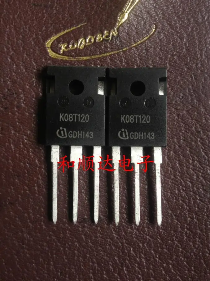 

10PCS/LOT K08T120 IKW08N120T TO-247 1200V 8A IGBT single tube