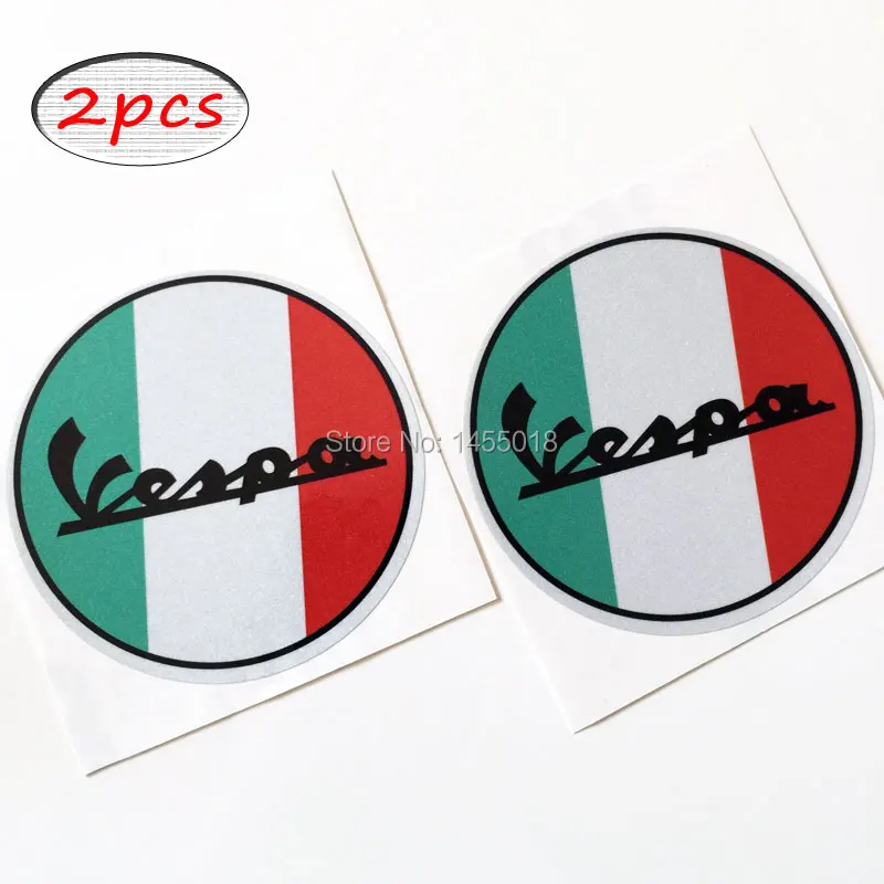 2X Motorcycle Vespa Jdm Sticker Decals for Whole Body