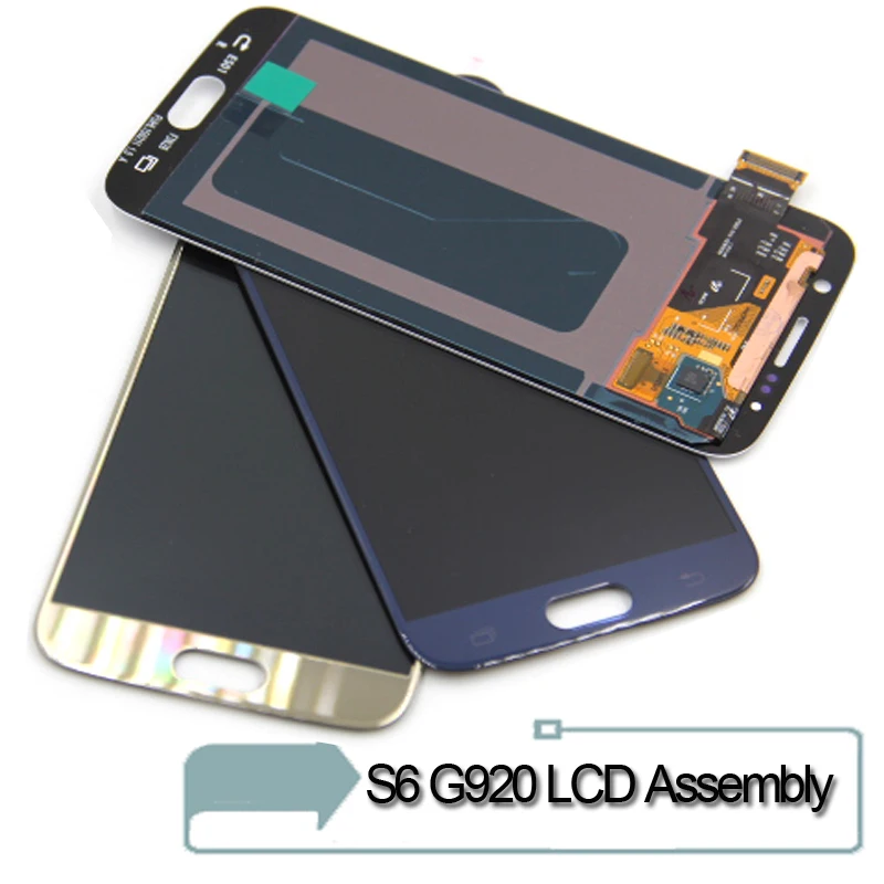 

Grade AAA For SAMSUNG S6 G920 G920F LCD for Samsung S6 LCD Screen Touch Digitizer Assembly 3 color