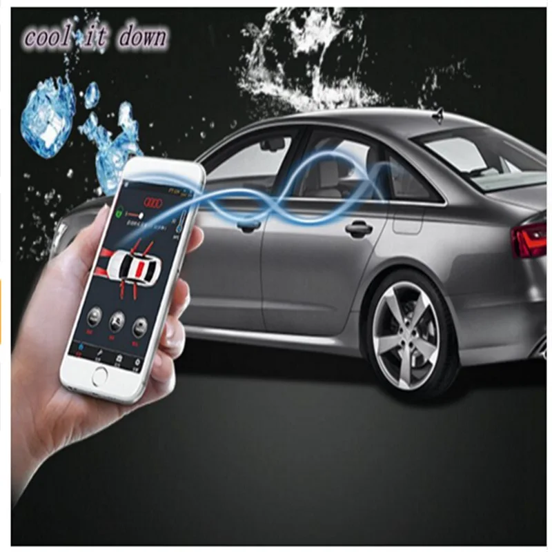 Car Alarm System Gsm network Engine Start Module Remote Control By font b Smartphone b font