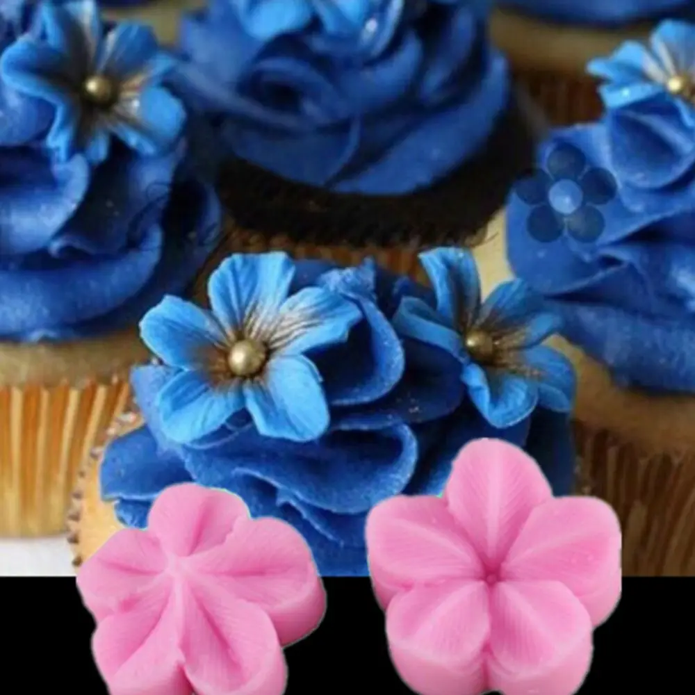 Цветок лист силиконовая форма для украшения торта помадка впечатление Sugarcraft