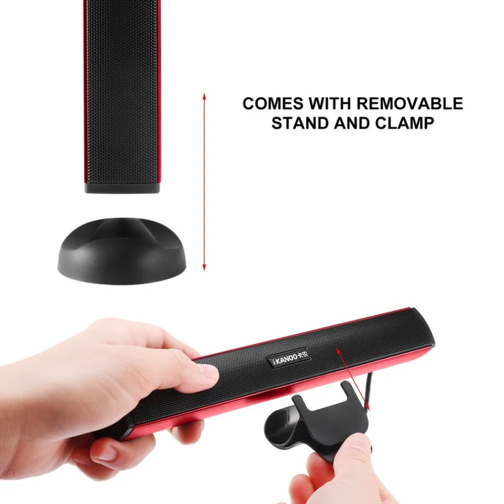 IKANOO 3 5 мм USB мощность ноутбук компьютер ПК аудио динамик стерео усилитель