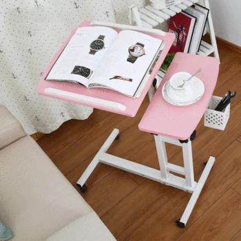 

Height Adjustable Mobile Laptop Notebook Computer Stand Desk Rolling Cart