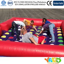 Hot Sale Inflatable Twister Board Game Bouncers for Kids and Adults
