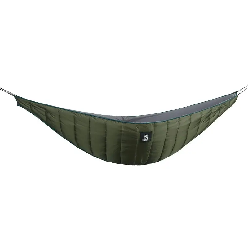 OneTigris легкий полноразмерный гамак под одеяло 23 F до 41 F(-5 C до 5 C) подходит для холодной зимы - Цвет: Армейский зеленый