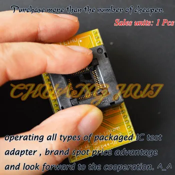 

TQFP44 to DIP44 programmer adapter LQFP44 QFP44 adapter test socket Pitch=0.8mm Size=10mmX10mm 12mmx12mm