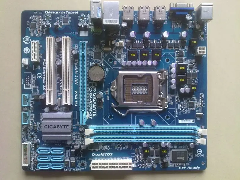 original motherboard for Gigabyte GA H55M S2 DDR3 LGA 1156 H55M S2 for ...