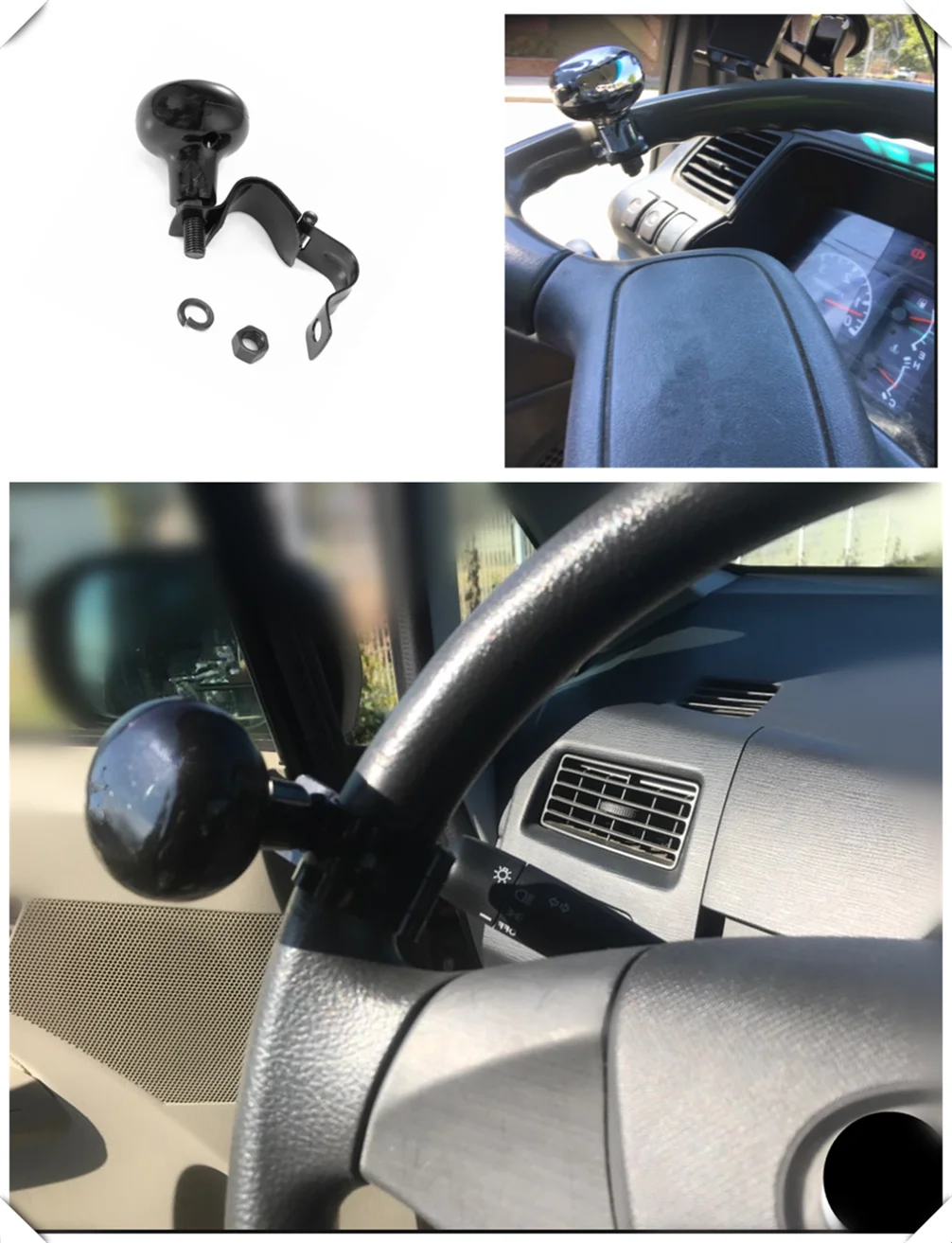 

Car steering wheel knob power handle control ball booster strengthener for Renault Initiale Fluence Alpine Wind R-Space
