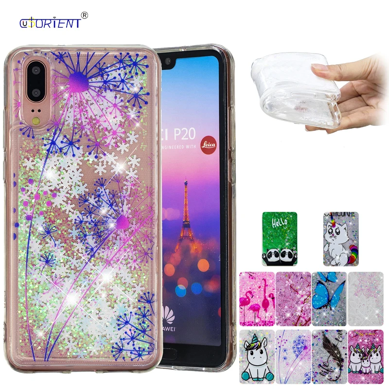Чехол для Huawei P20 Мягкий Жидкий динамический чехол Huawai EML-AL00 EML-L29 P 20 EML AL00 L29 L09