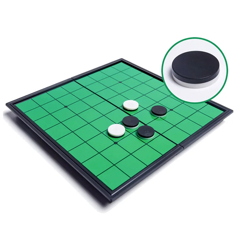 Магнитная Портативная Складная шахматная доска Reversi Отелло стандартный