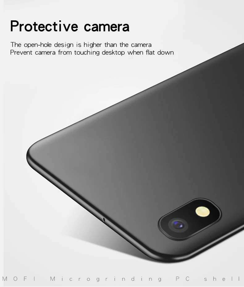 Для samsung Galaxy A10 Mofi бренд 360 градусов полное покрытие роскошные ПК Защитный чехол-накладка на заднюю панель для samsung Galaxy A20E чехол