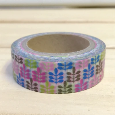 Красивая Высококачественная бумажная лента washi/15 мм * 10 м Маскировочная японская