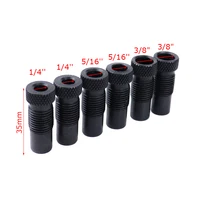 כלים לעיבוד עץ 1/4 "" 3/8 "" 5/16 "" ישר חור Locator עצמי מרכוז דובל ערכת כלי עם 6 חורים עבור מדויק כלים לעיבוד עץ Clamping (4)