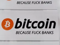 120 adet/grup 8x4cm bitcoin çünkü aşk banka çıkartmalar kendinden yapışkanlı cryptocurrency etiket, ürün No. FS19