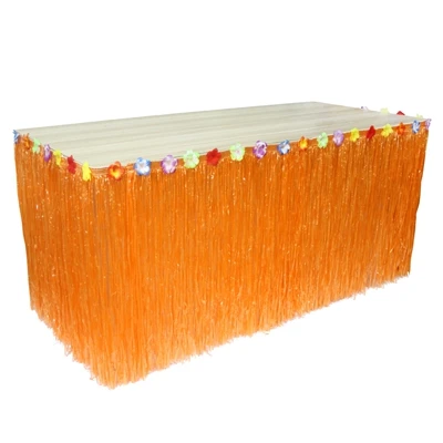 diy grass table skirt
