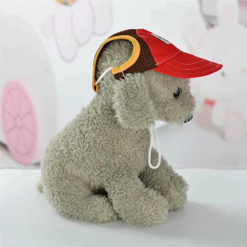 Canvas Small Pets Cap Hat Dog Cat Headband Summer Outdoor Headdress Costumes Hair Band Visor Hat Festival Cat Dog Band 40JA11 (9)