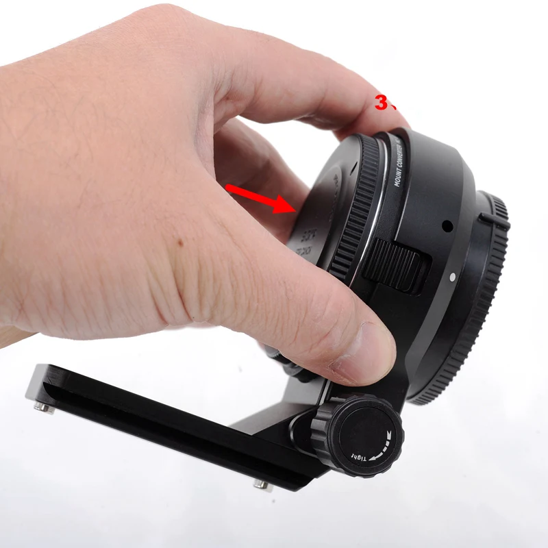 iShoot Lens Collar Support for Sigma MC-11 Mount Converter Lens Adapter Tripod Mount Ring Replace Base Arca swiss RRS Compatible