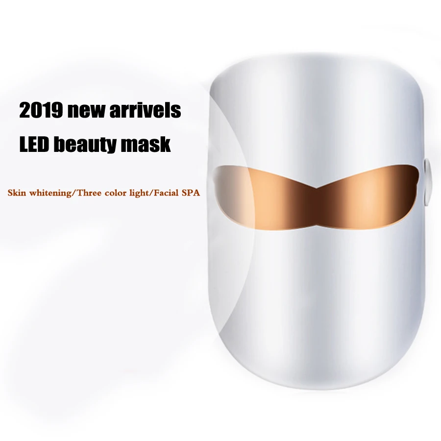  3 Color Lamp LED Beauty Mask Photon Therapy Facial Massage Anti-wrinkle Family Spa Whitening Skin C