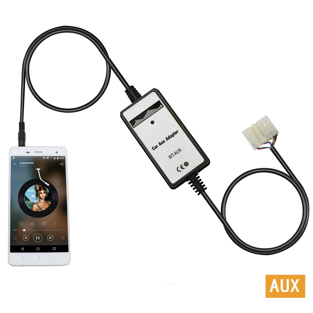 Moonet Car adapter mp3 AUXiliary 3.5mm 