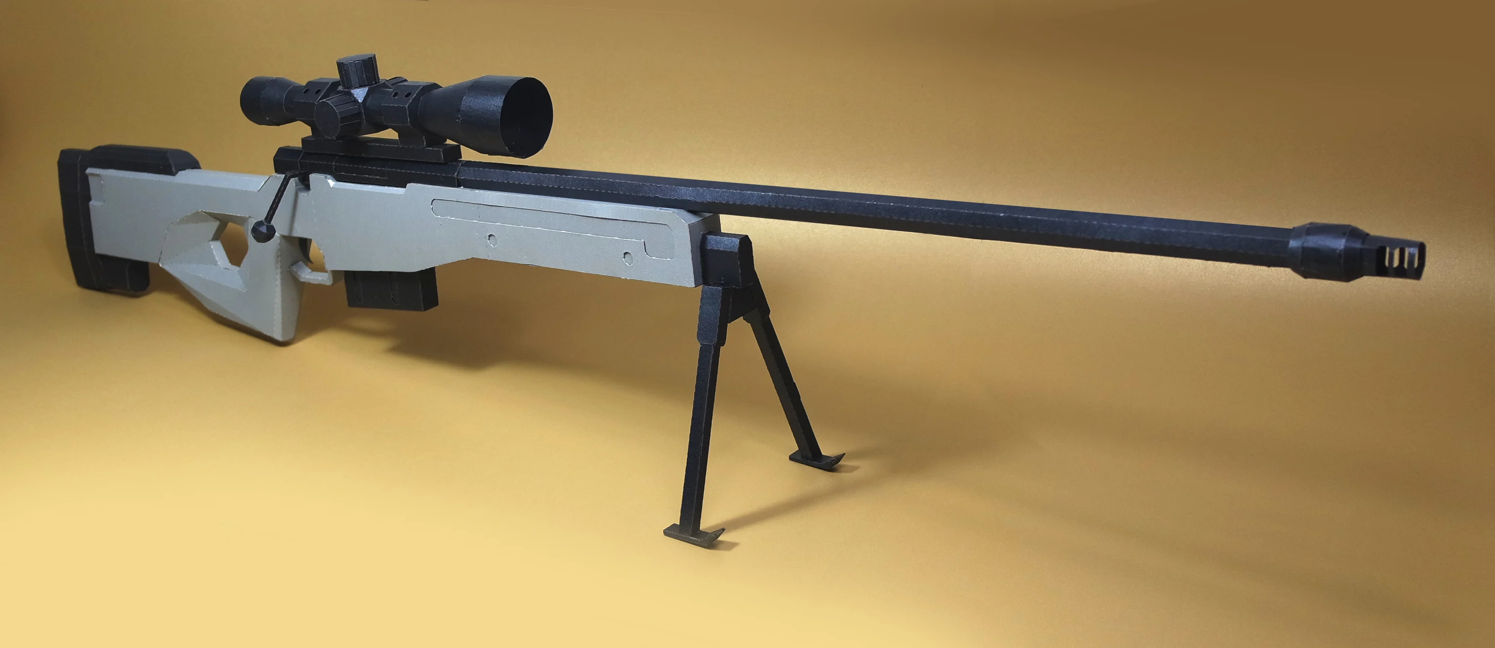 

Cosplay Diy Toy Paper Gun AWP Game Party Gift For Boy Kids