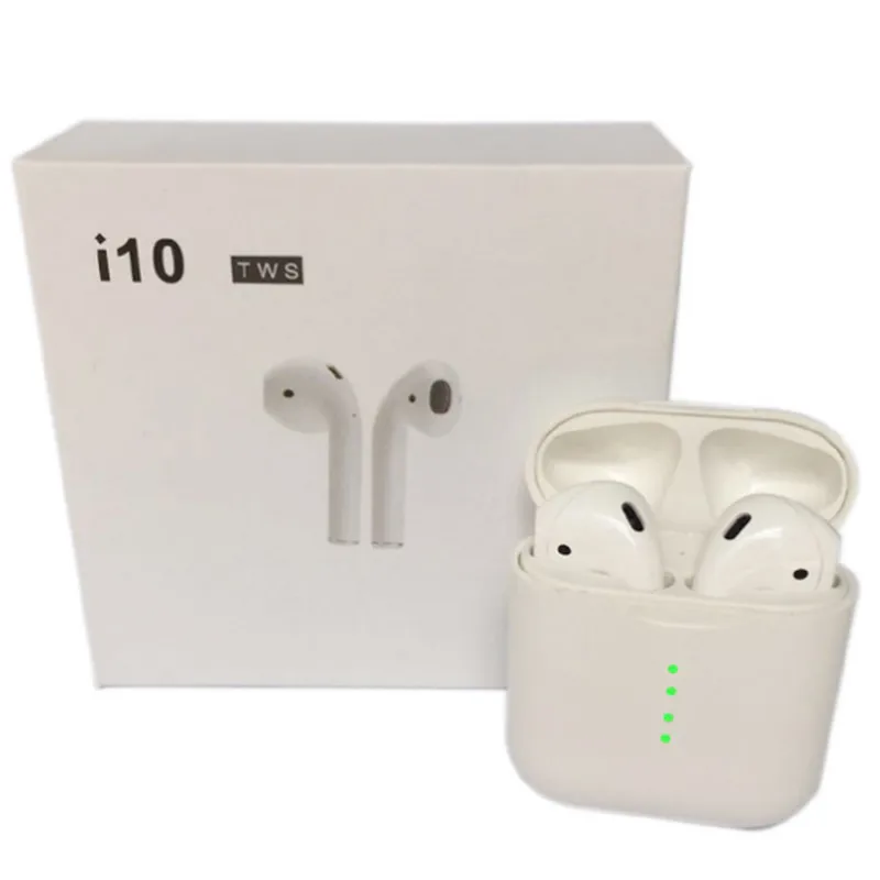 

I10 Tws Wireless Bluetooth Headphones Earphones Headsets V5.0 Type-C Charging for phone X 8S MAX Note 9