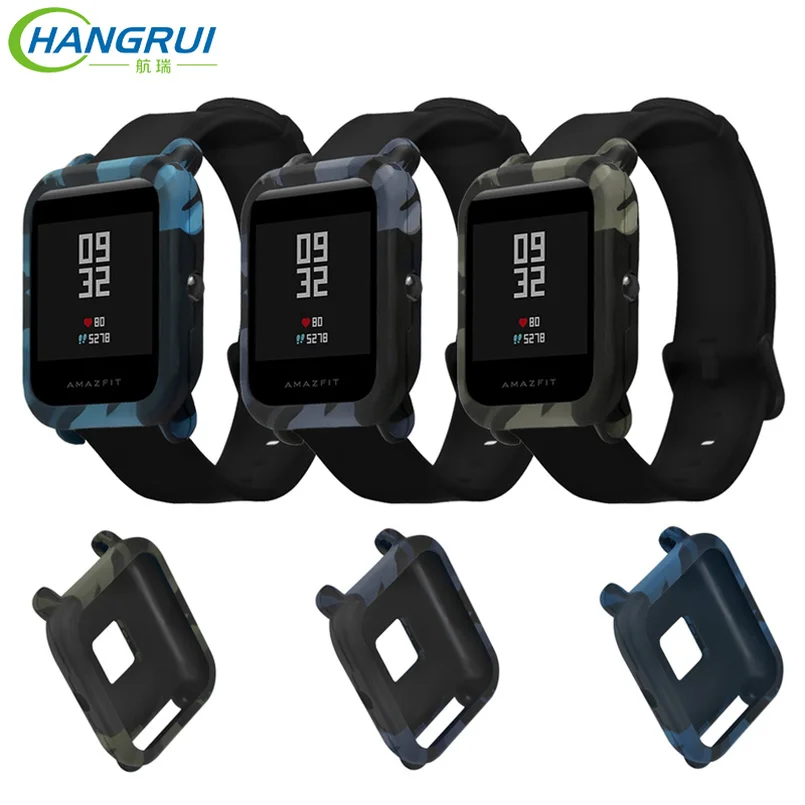 

For Xiaomi Huami Amazfit Bip Youth Verison Smart Silicone Cover Case for Amazfit Correa Watch Waterproof GPS for Android Ios