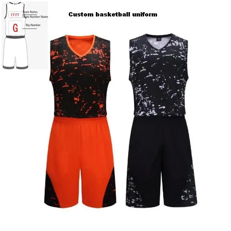 

A+++ Basketball clothing suit free custom basketball uniform team training suit custom
