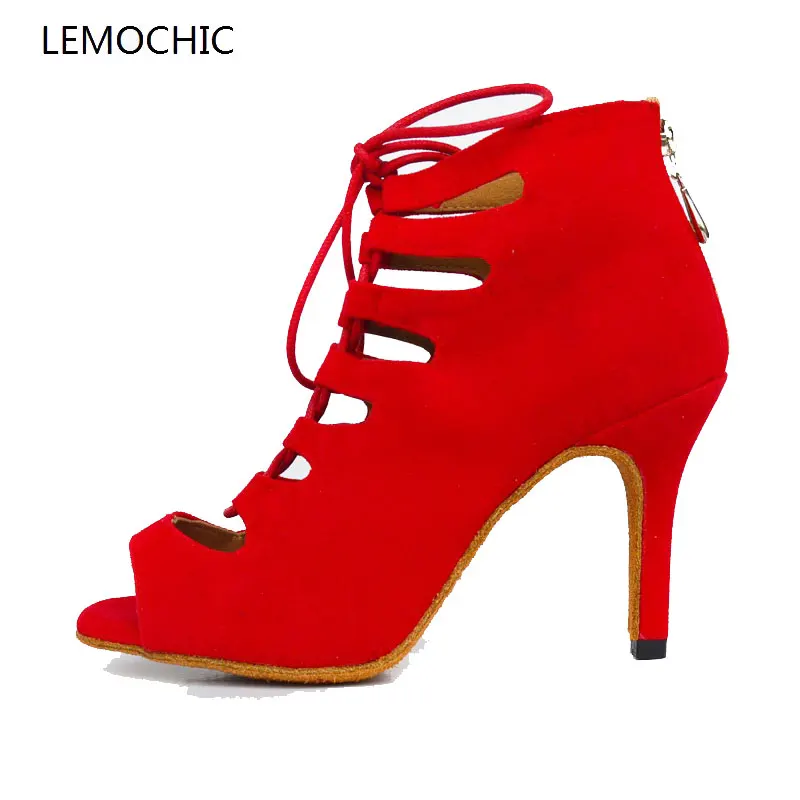 

LEMOCHIC new lady and girls hot sale rumba samba latin tango cha cha pole salsa ballroom pointe professional dancing dance shoe