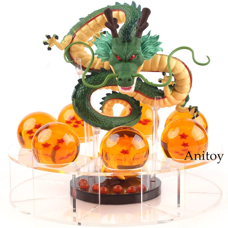 

Dragon Ball Z Figurines Shenron + 7 Crystal Balls 4 CM Set WCF MEGA MG01 PVC Dragon Ball Shenron Figure ShenLong Collectible Toy