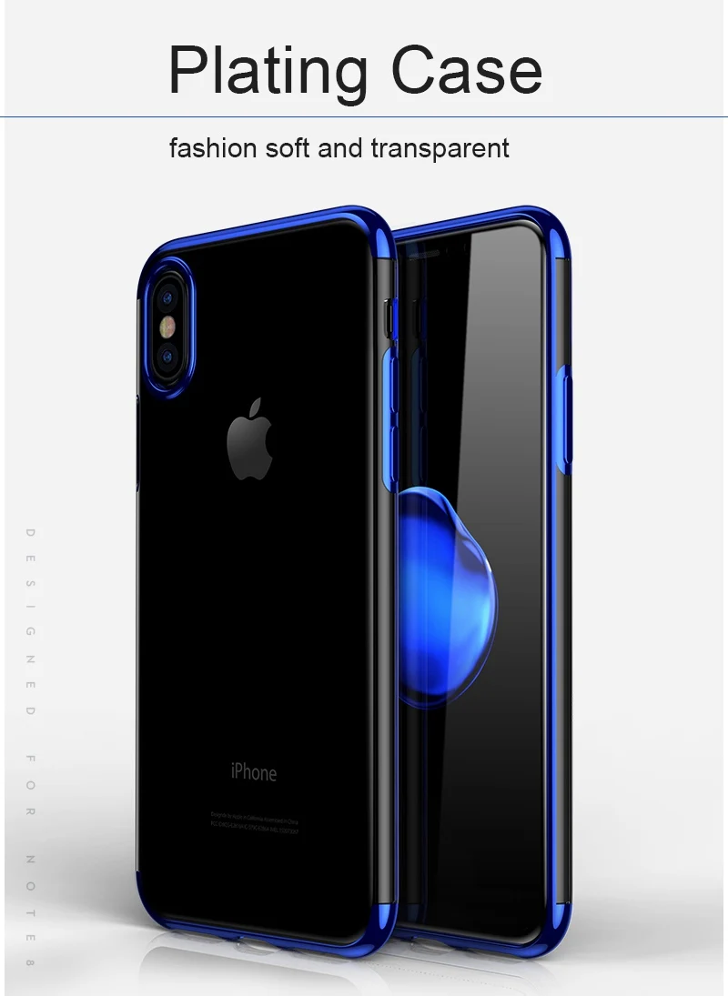 Tomkas Ultra Thin Soft TPU Case For iPhone X 8 7 Plus Case Clear Silicone Transparent Full Cover For iPhone 6 S 6S Plus Cases (21)