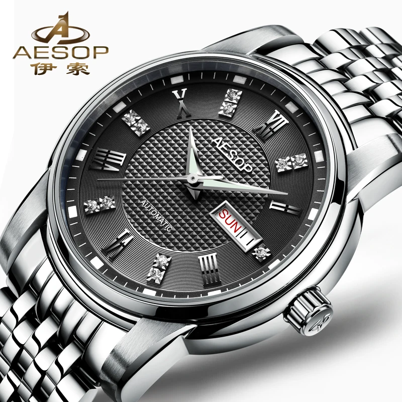 

Top Brand Wrist Watch Men Watch Luxury Automatic Mechanical Men's Watch Auto Date Watches Men Clock saat erkek kol saati relogio