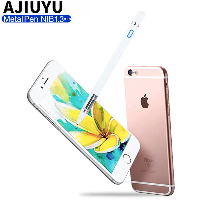 Pen Active Stylus Capacitive Touch Screen For Apple iPhone X 8 Plus 7 6 6s 6Plus 7plus 5s SE 5C Case Mobile phone High precision