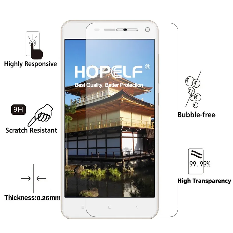 2 шт HOPELF закаленное стекло для Xiaomi Redmi 4A стекло Защитная пленка для телефона для Xiaomi Redmi стекло 4A закаленное
