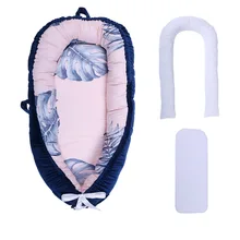 Горячая Распродажа туристическая детская кроватка кровать из чистого хлопка детское гнездо кроватка-колыбель кроватка для новорожденных переносная детская кроватка моющаяся кровать для детей в возрасте от 2 до 5 лет