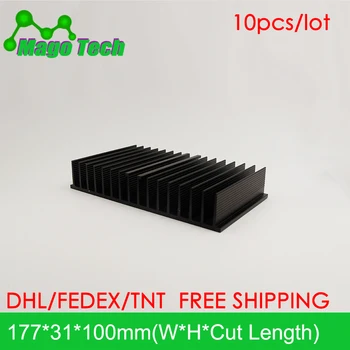 

LED Aluminum Heatsink Plate Grow Light Radiator Cooling Cooler Fit Transistor IC Thermal Conductivity LED Radiator Electronics