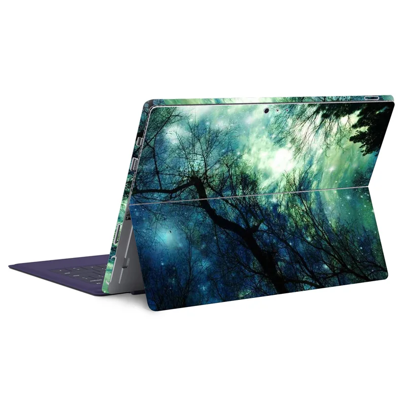Мультяшная задняя крышка пленка для microsoft Surface Pro 3 Surface 3 Защитная кожа Серебристая Наклейка
