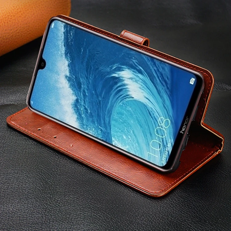 Чехол для Huawei Honor 8X чехол Max флип кошелек задняя крышка из искусственной кожи