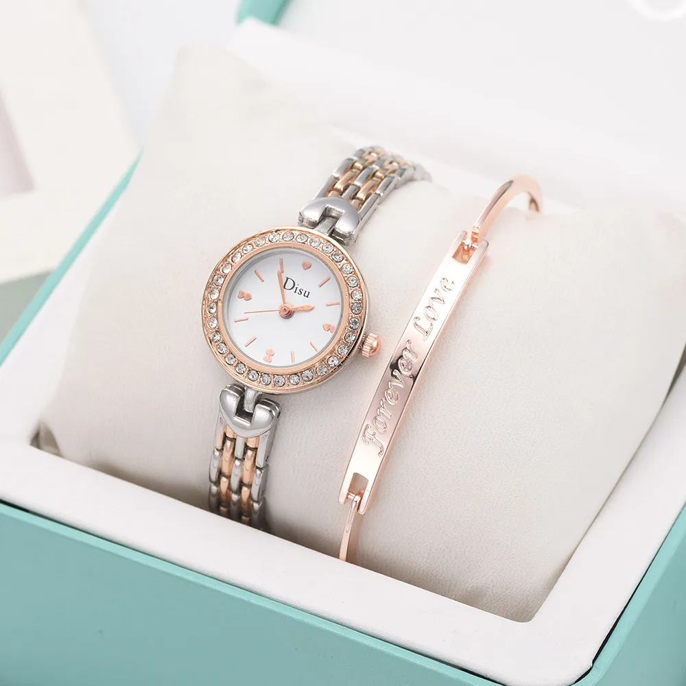 

Light Luxury Lady Temperament Watch Bracelet Set Chain Watch Birthday Gift Relogio Feminino Saat Reloj Mujer Gift 2019