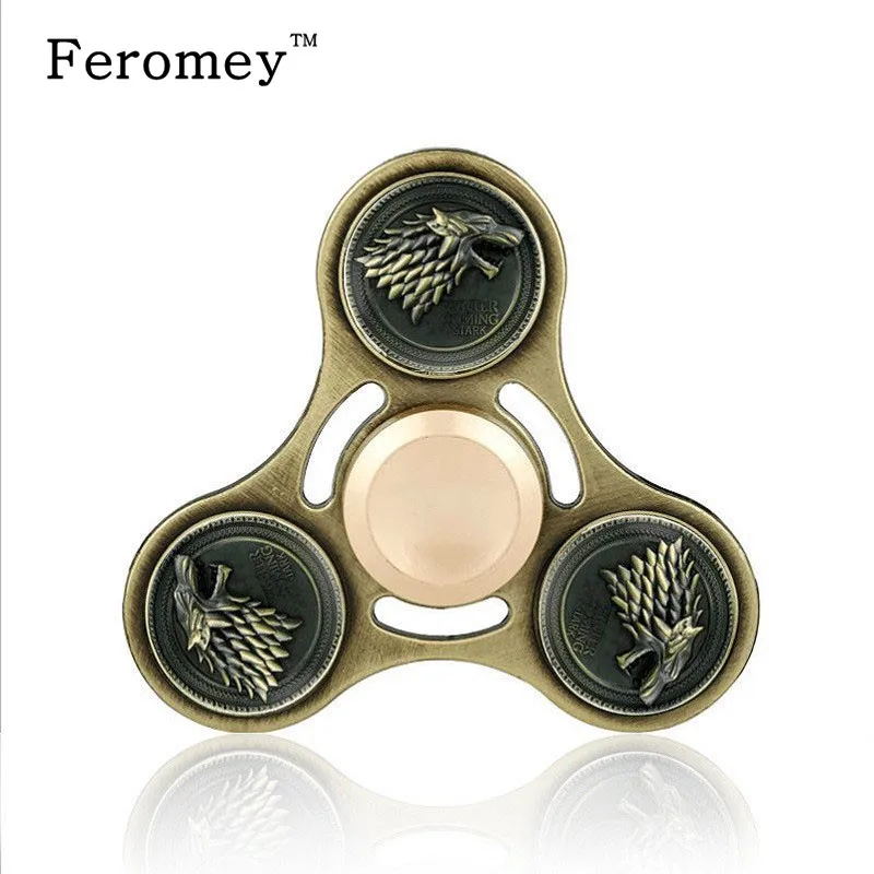 

Game of Thrones Fidget Spinner Metal Hand Spinner Toys Three Dragon Finger Spinner Tri-Spiner Figet Toys for Autism ADHD