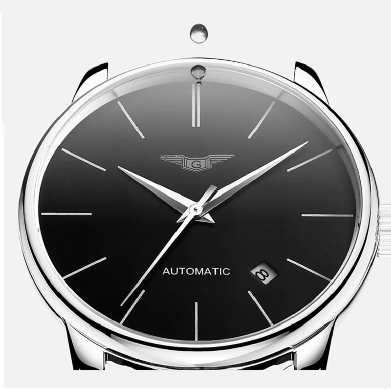 جودة GUANQIN ساعات الرجال أعلى العلامة التجارية الفاخرة التلقائية الميكانيكية ووتش الياقوت ساعات ضد للماء الذكور جلد ساعات المعصم جودة GUANQIN ساعات الرجال أعلى العلامة التجارية الفاخرة التلقائية الميكانيكية ووتش الياقوت ساعات ضد للماء الذكور جلد ساعات المعصم