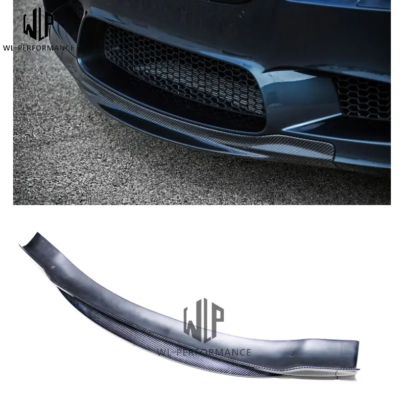 

For BMW 5 series F10 F18 refit M5 car body kit front Lip RKP type carbon fiber front bumper diffuser lip14-17 car refitting kit