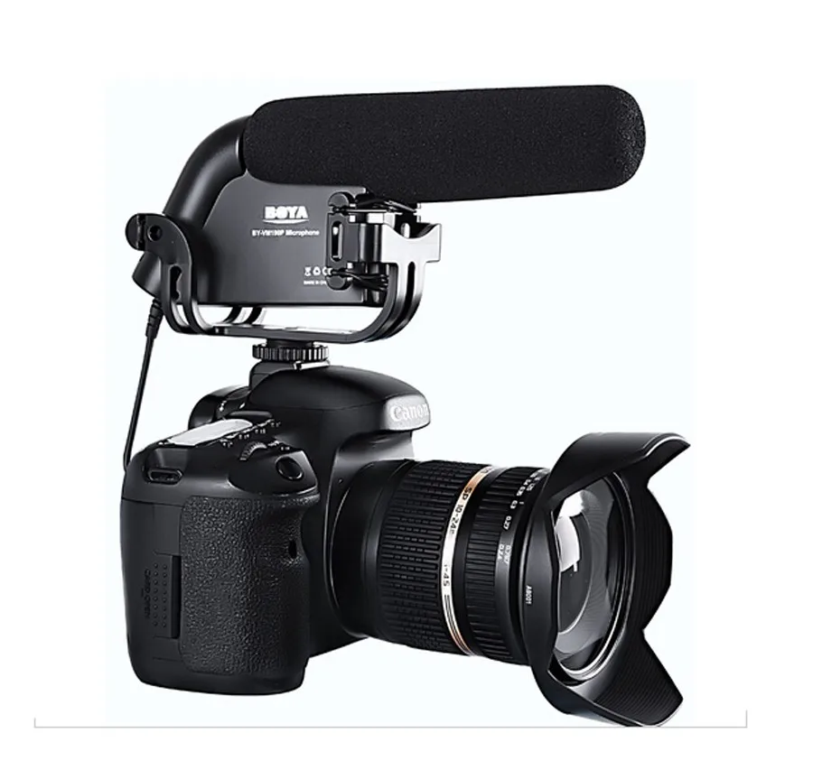 

New BY-VM190P Camera Stereo Video Condenser Shortgun Microphone for Canon Nikon Pentax DSLR Camera Camcorder