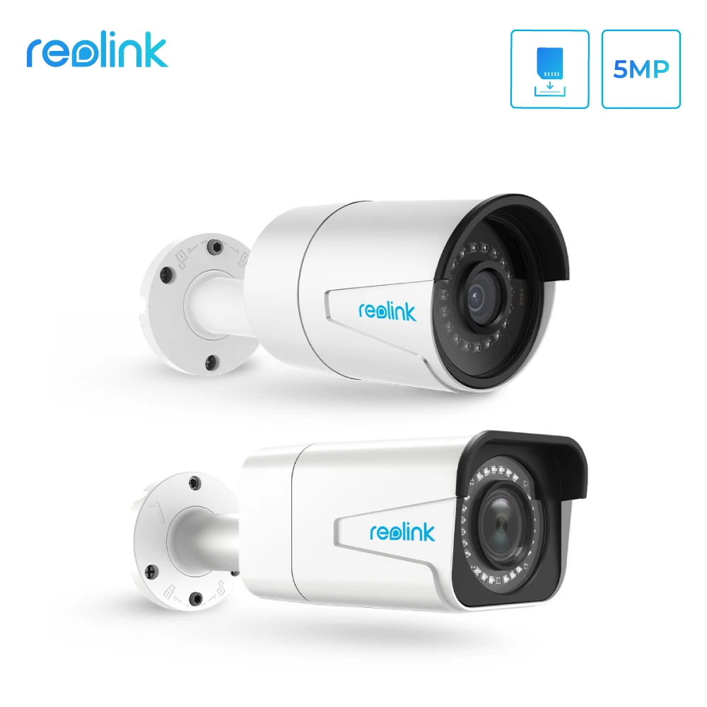 Reolink 5MP ip камера PoE уличный зум Встроенный слот для SD карты IP66 P2P H.264 RLC 410 & 511|outdoor