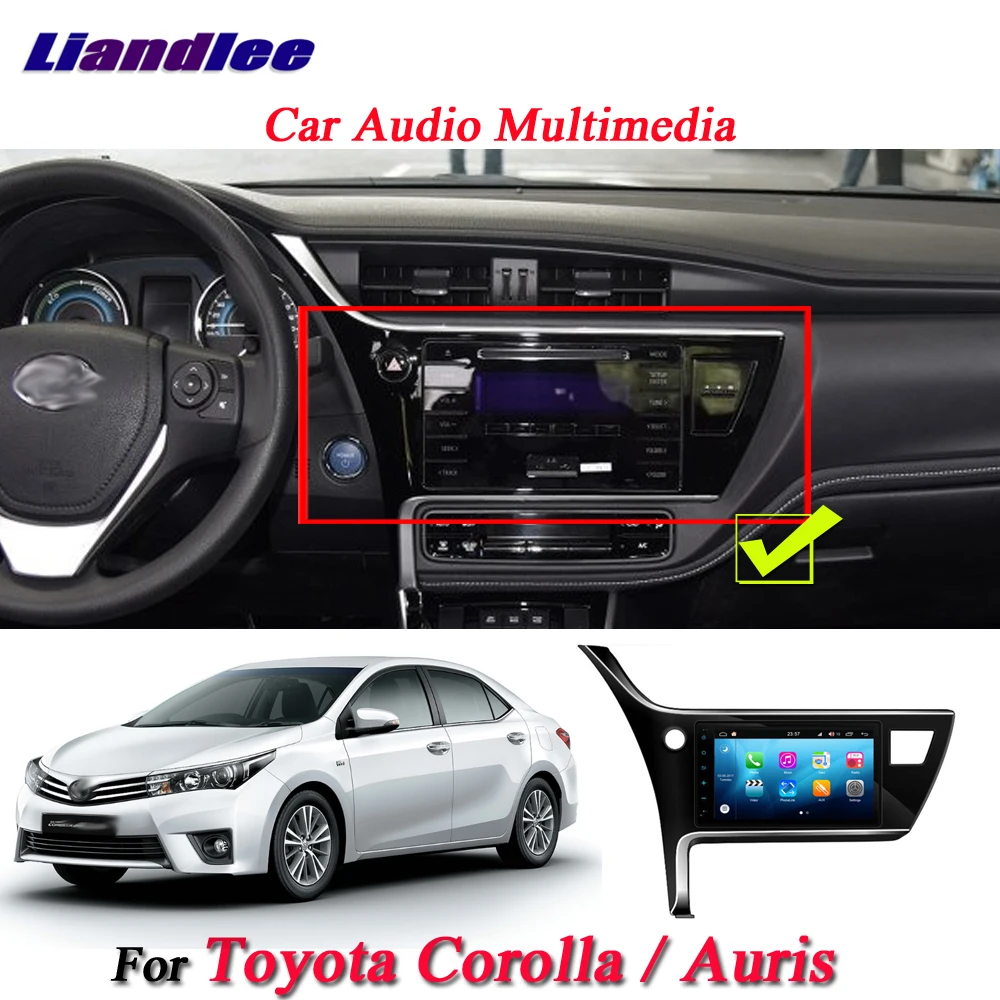 Liandlee для Toyota Corolla/Auris для стерео-Радио автомобильной камеры FM Wifi BT GPS карта навигатор навигационная система Android без DVD плеера