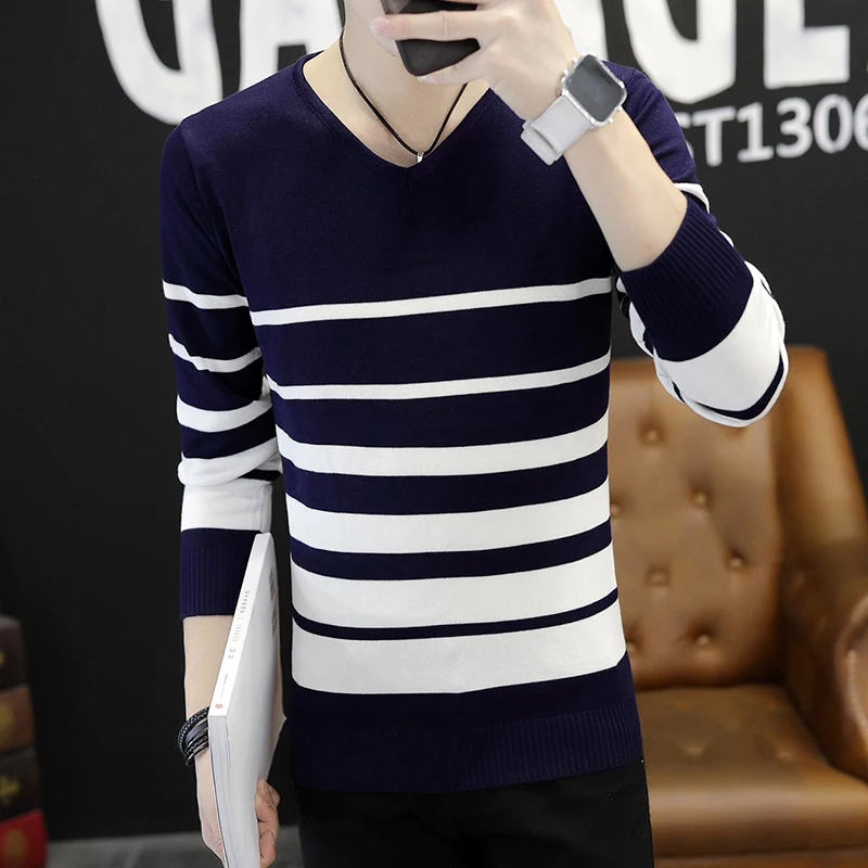 2017 Autumn Winter Thick Warm Cashmere Sweater Men Fashion