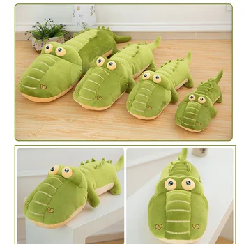 

60-120CM Cartoon Crocodile Anime Stuffed Plush Toy Dolls Cute Animal Toys for Children Cartoon Birthday Kids Gift