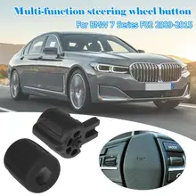 Замена VODOOL 1 пар/уп. многофункциональное Автомобильное рулевое колесо, автомобильный переключатель, аксессуары, резиновые кнопки для 5/7 серии GT F10 F02