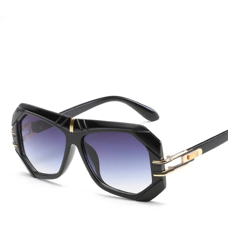 HBK плоский квадрат Солнцезащитные очки для женщин Для мужчин Брендовая дизайнерская обувь большой Рамки Защита от солнца Очки для Для